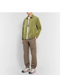 Мужская оливковая куртка-рубашка от Très Bien