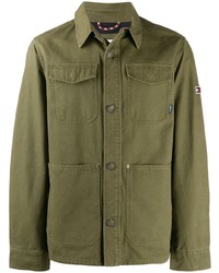 Мужская оливковая куртка-рубашка от Tommy Jeans