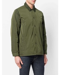 Мужская оливковая куртка-рубашка от Zadig & Voltaire