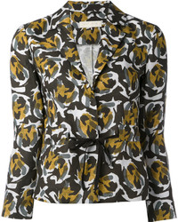 Женская оливковая куртка с принтом от L'Autre Chose