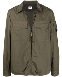 Оливковая куртка харрингтон от C.P. Company