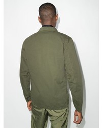 Оливковая куртка харрингтон от Stone Island