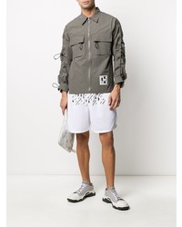 Оливковая куртка харрингтон от Off-White