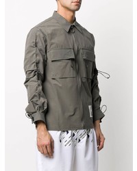 Оливковая куртка харрингтон от Off-White