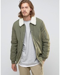 Мужская оливковая куртка от Asos