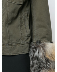 Женская оливковая куртка от Cinq à Sept