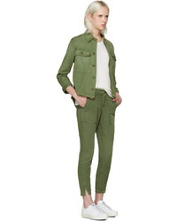 Женская оливковая куртка от Amo