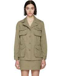 Женская оливковая куртка от Marc by Marc Jacobs