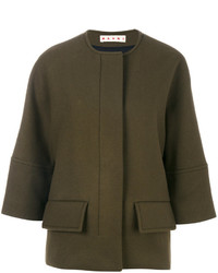 Женская оливковая куртка от Marni