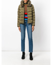 Женская оливковая куртка от Herno