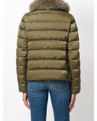 Женская оливковая куртка от Herno