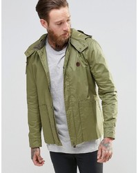 Мужская оливковая легкая куртка от Pretty Green
