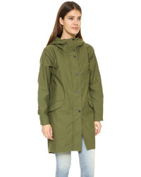 Женская оливковая легкая парка от Rag & Bone