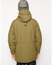 Мужская оливковая легкая парка от Penfield