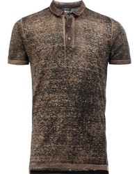 Мужская оливковая льняная футболка-поло от Avant Toi