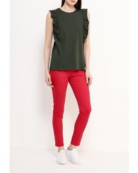 Женская оливковая майка от adL