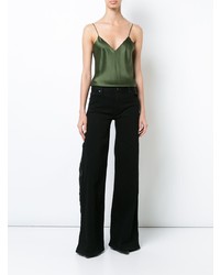 Женская оливковая майка от Nili Lotan