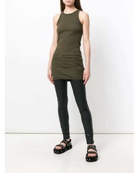 Женская оливковая майка от Rick Owens DRKSHDW