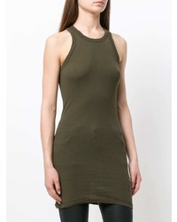 Женская оливковая майка от Rick Owens DRKSHDW
