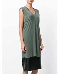 Женская оливковая майка от Rick Owens