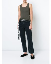 Женская оливковая майка от Proenza Schouler