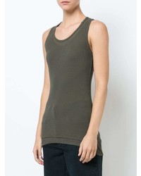 Женская оливковая майка от Proenza Schouler