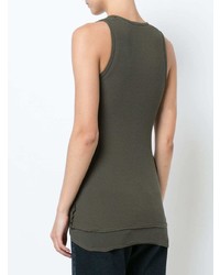 Женская оливковая майка от Proenza Schouler