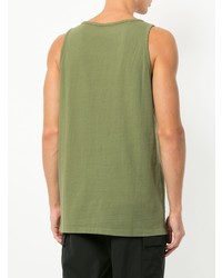 Мужская оливковая майка от John Elliott