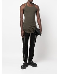 Мужская оливковая майка от Rick Owens