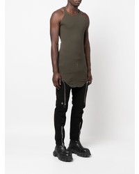 Мужская оливковая майка от Rick Owens