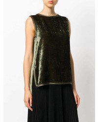 Женская оливковая майка от P.A.R.O.S.H.