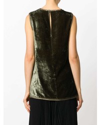 Женская оливковая майка от P.A.R.O.S.H.