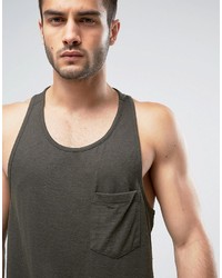 Мужская оливковая майка от Weekday