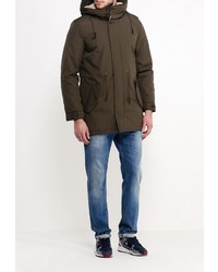 Мужская оливковая парка от Alcott