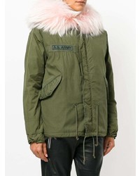 Женская оливковая парка от As65