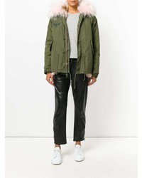 Женская оливковая парка от As65