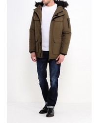 Мужская оливковая парка от Bellfield