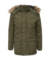 Мужская оливковая парка от BLEND