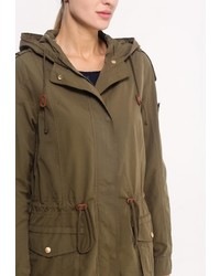 Женская оливковая парка от BOSS ORANGE