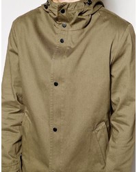 Мужская оливковая парка от Asos