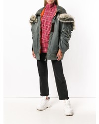 Женская оливковая парка от Junya Watanabe