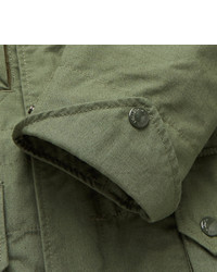 Мужская оливковая парка от Engineered Garments