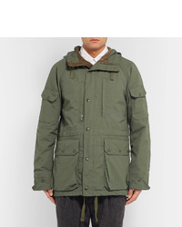 Мужская оливковая парка от Engineered Garments