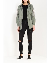 Женская оливковая парка от Dorado