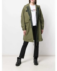 Женская оливковая парка от Sacai