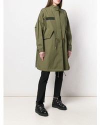 Женская оливковая парка от Sacai