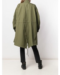 Женская оливковая парка от Sacai