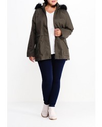 Женская оливковая парка от Evans