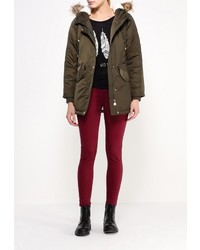 Женская оливковая парка от Fantasy