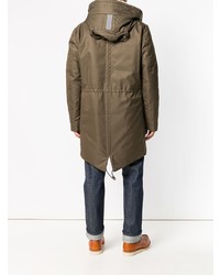 Мужская оливковая парка от Peuterey